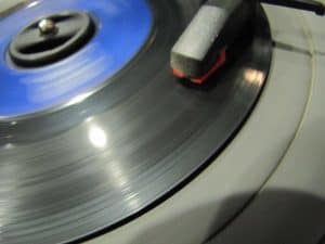Clean 45 rpm Record